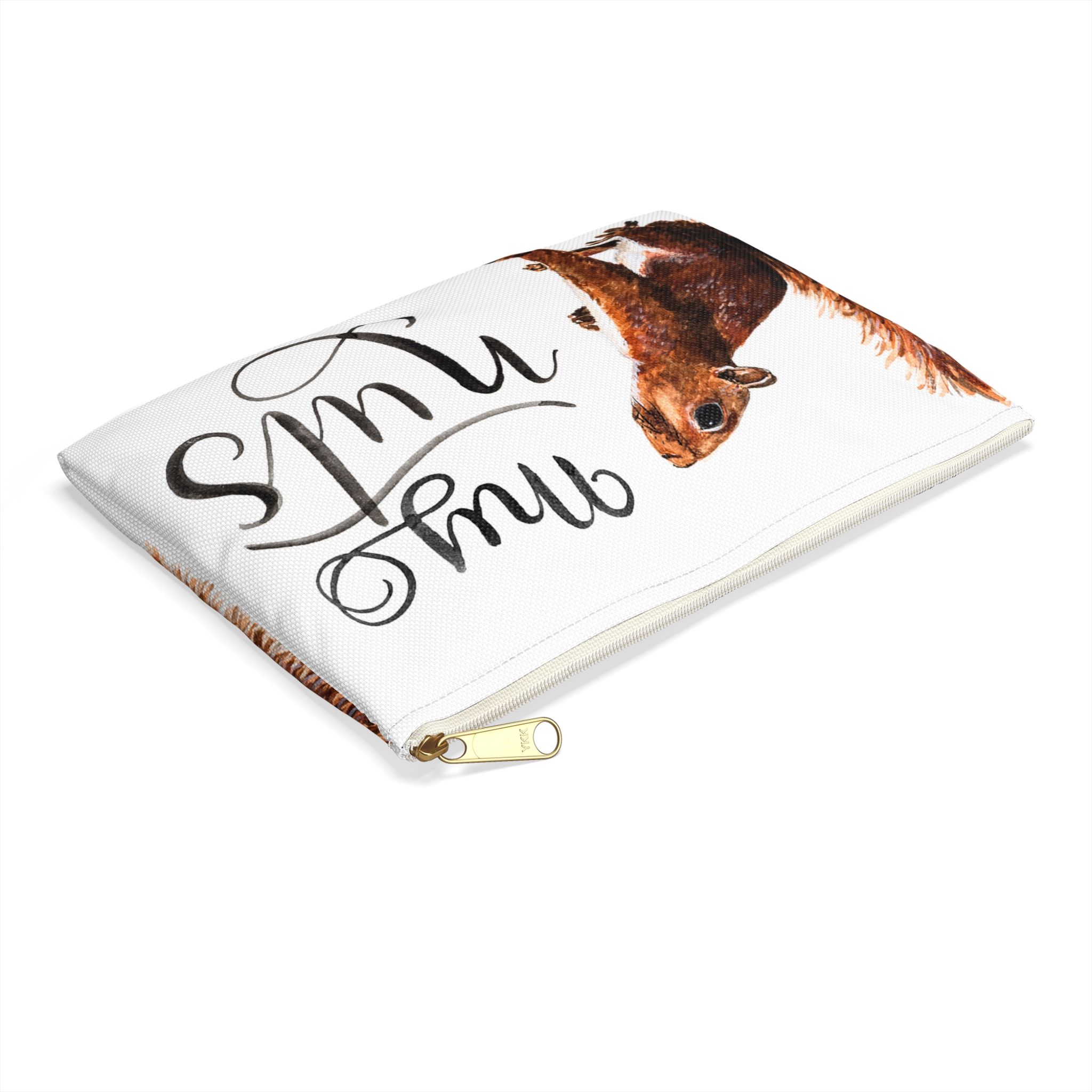 My Nuts Squirrel Zipper Pouch — Funny "Nuts" Pencil or Makeup Bag