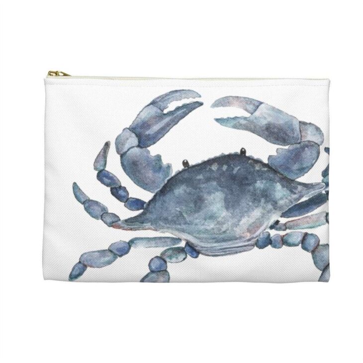 Blue Crab Zipper Pouch — Maryland Crab