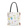 Cocktails All Over Tote Bag with Gusset — Cocktails and Mixed Drinks Pattern