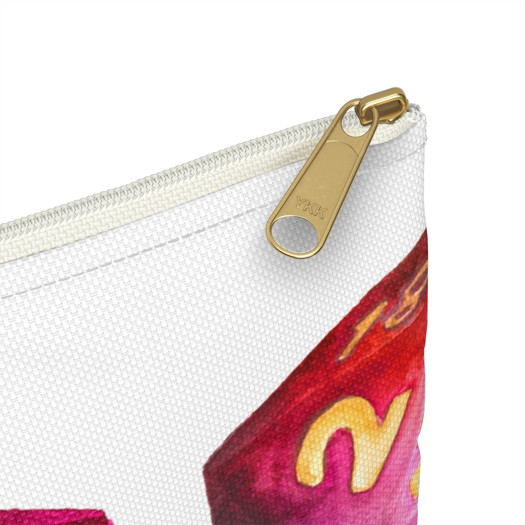 Rainbow D20 Dice Zipper Pouch — Rainbow Gradient Dice