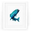 Bluefish Watercolor Fine Art Giclee Print — 5x7, 8x10, or 11x14 Nature Wall Art