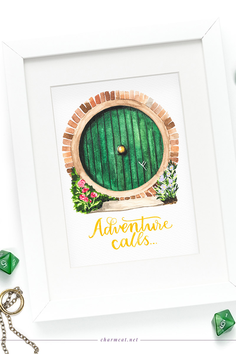 Find Tolkien inspired stationery and fine art at CharmCat! These Lord of the Rings prints, pins, and stationery are a great way to incorporate more LOTR into your life.