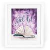 Get Lit Fine Art Print — 5x7, 8x10, or 11x14 Literary Book Pun Watercolor Giclee