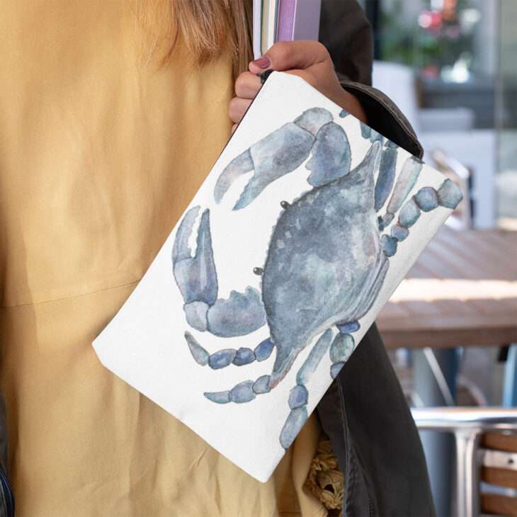 Blue Crab Zipper Pouch — Maryland Crab