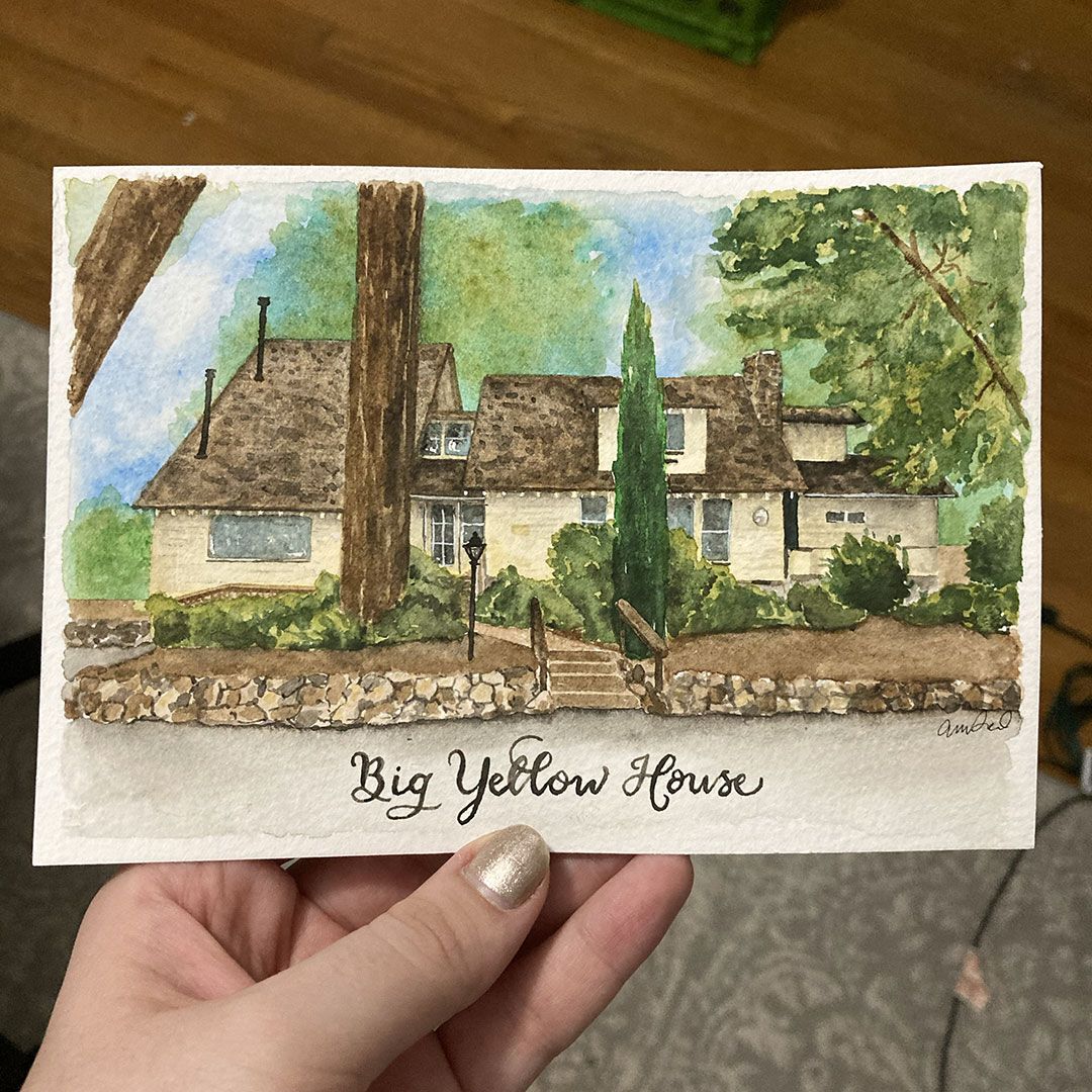 Gift Certificate for a 5x7 Custom Watercolor Painting